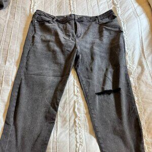 Matilda Jane Clothing/Good Hart Size 22 Midrise Skinny Black Jeans